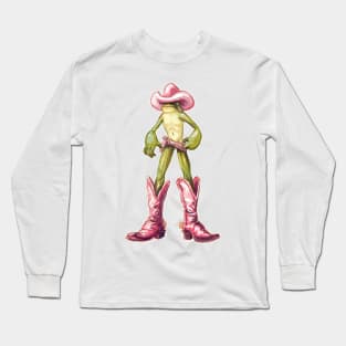 cowboy frog Long Sleeve T-Shirt
